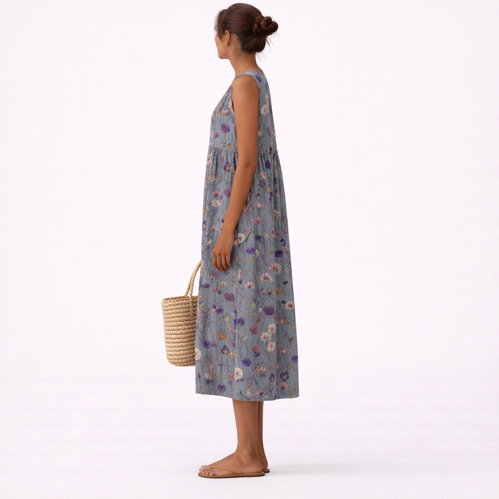SERENA - VESTIDO MIDI DE DIARIO