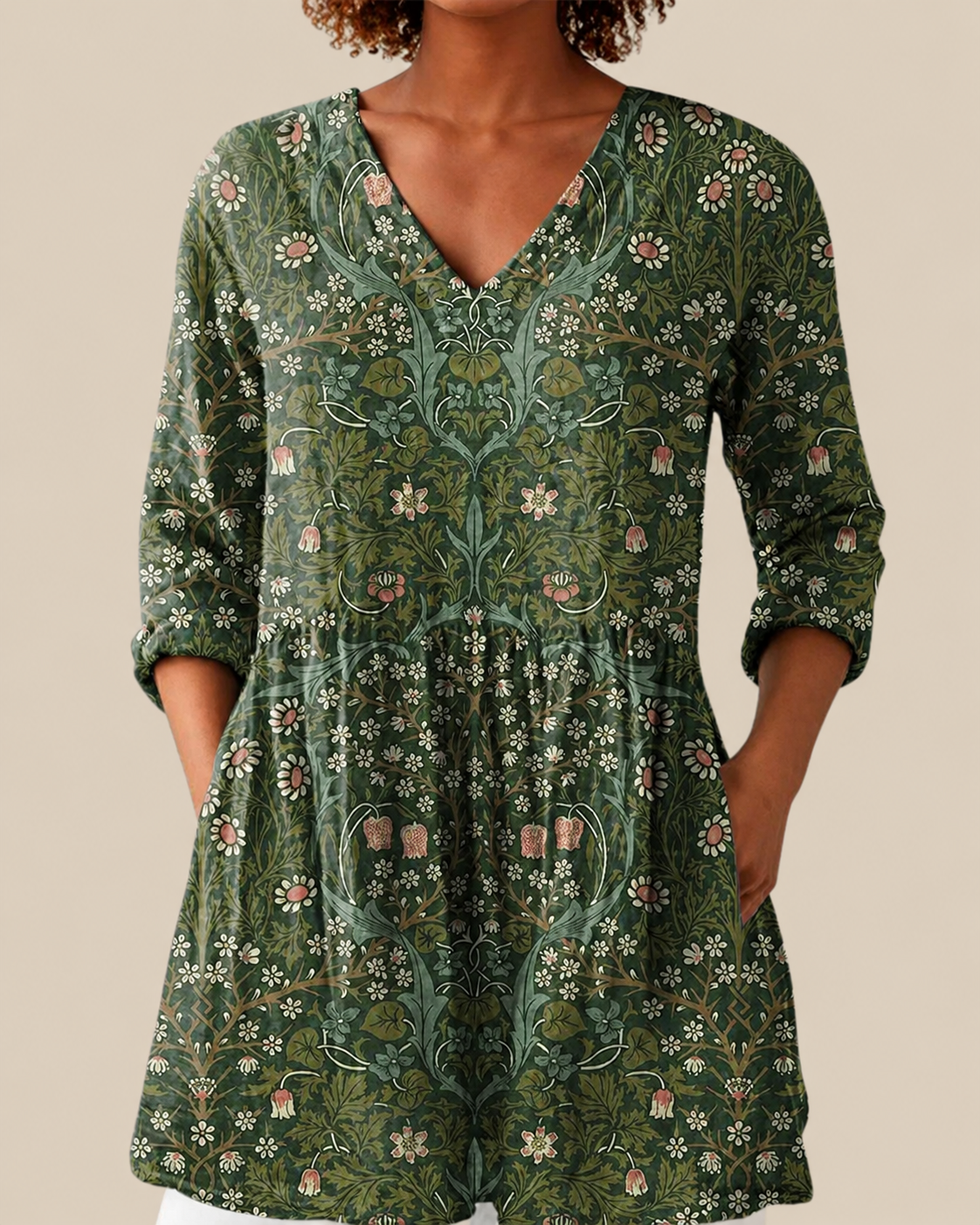 SKYE - BLUSA LARGA DE ESTAMPADO