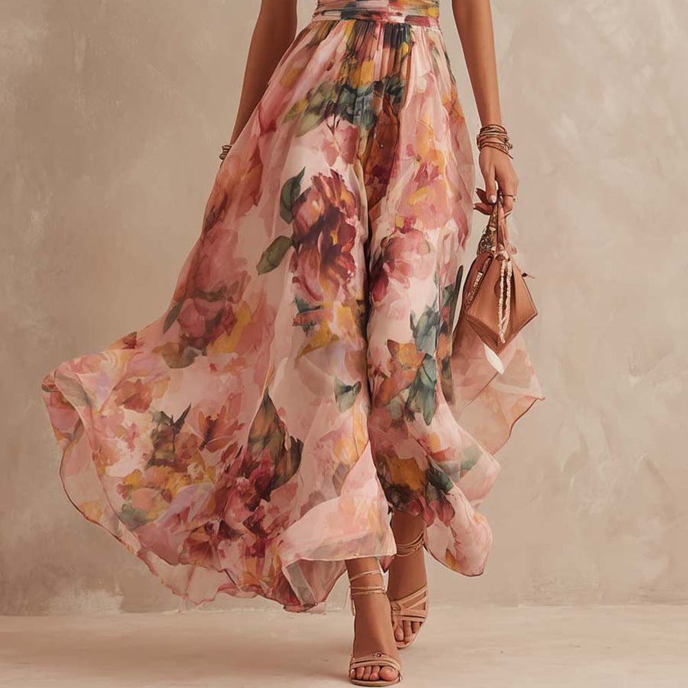 AURORA - VESTIDO FLORAL DE UN HOMBRO