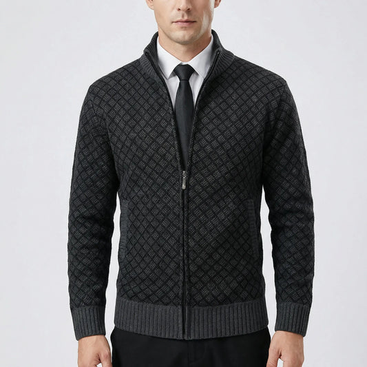 SIMÓN - CHAQUETA DE PUNTO CON CREMALLERA