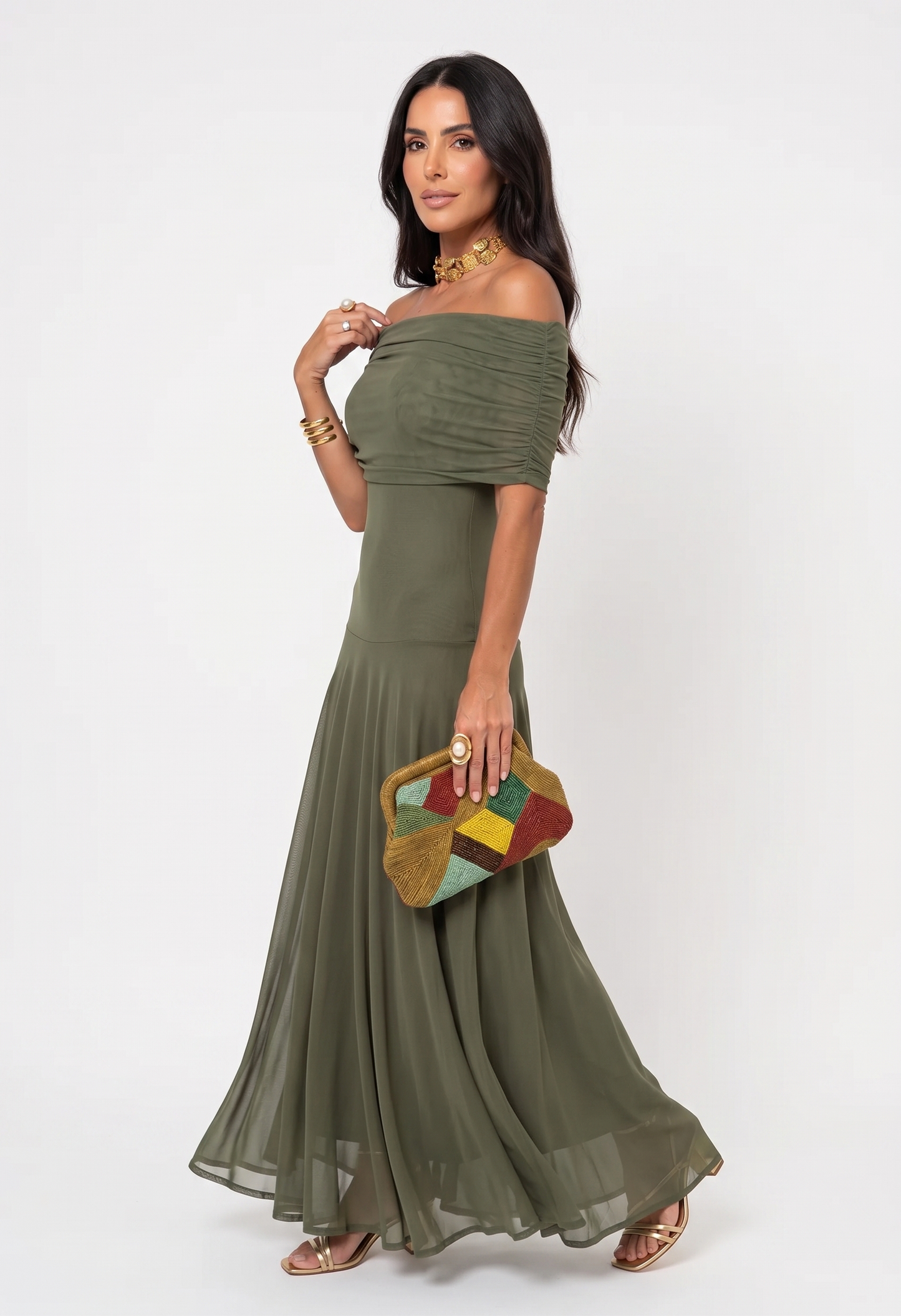 Carla | Elegantes und einfaches Maxikleid
