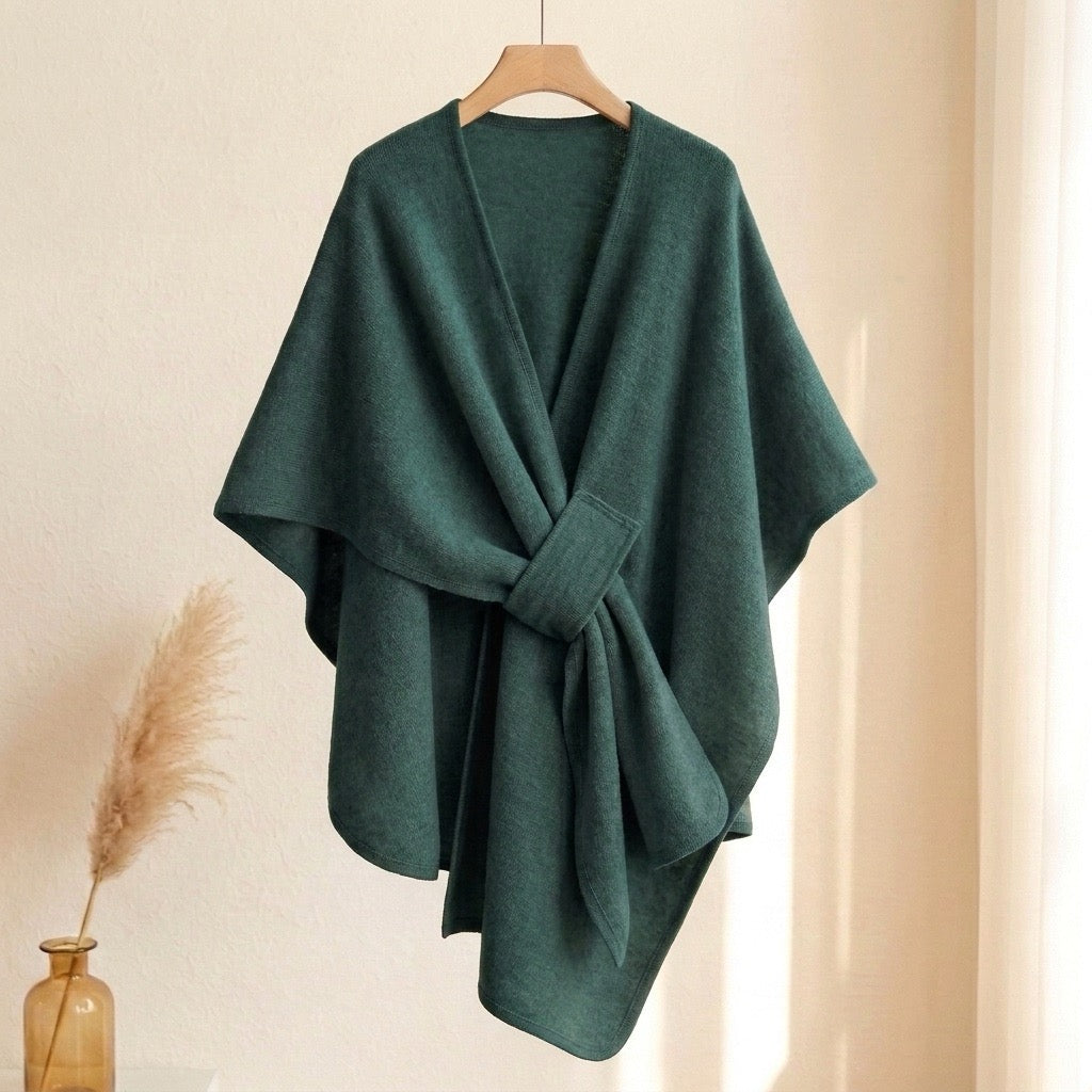ALPINA - PONCHO BUFANDA DE LANA