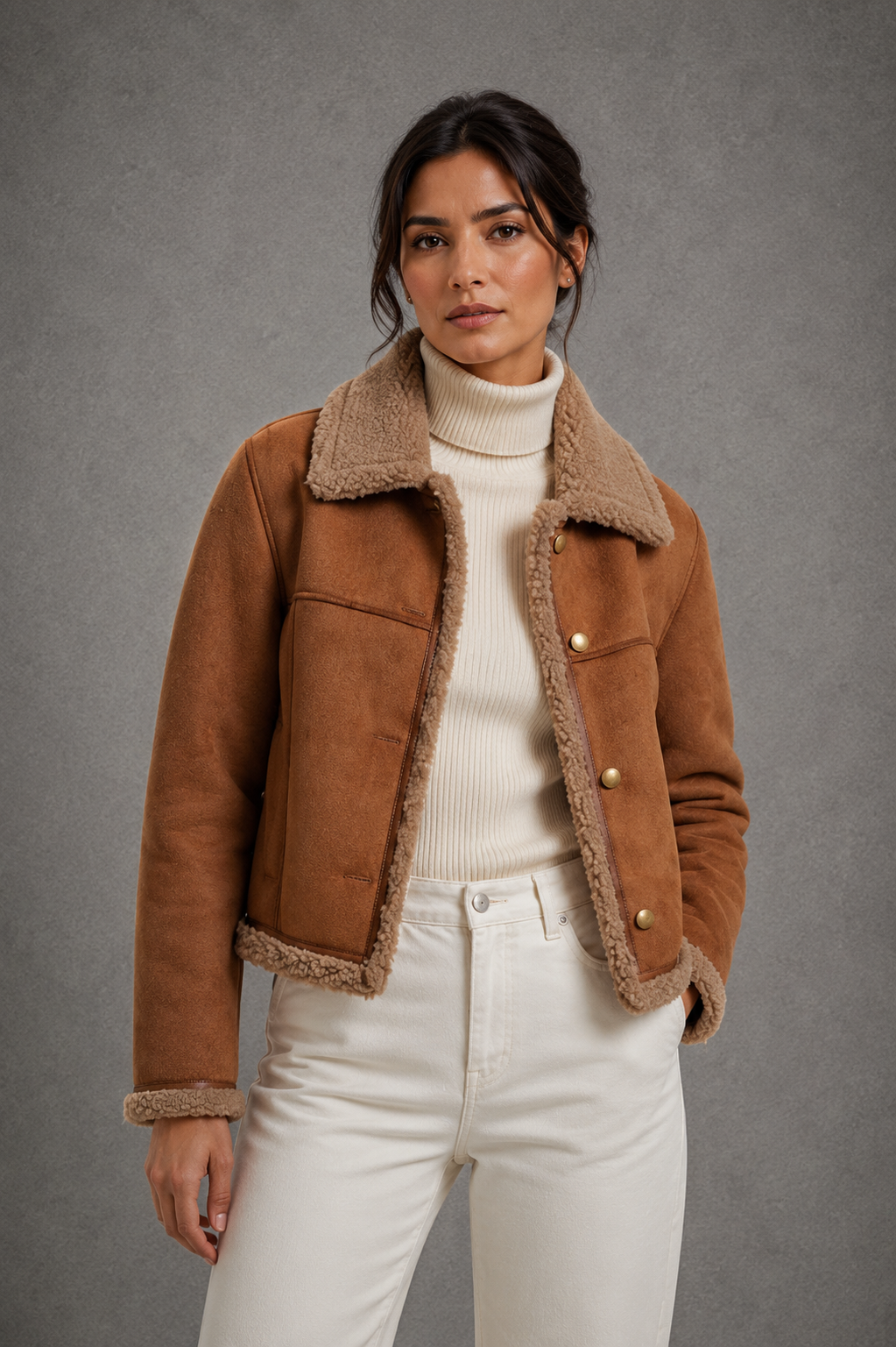 LUCÍA - CHAQUETA DE LANA ELEGANTE