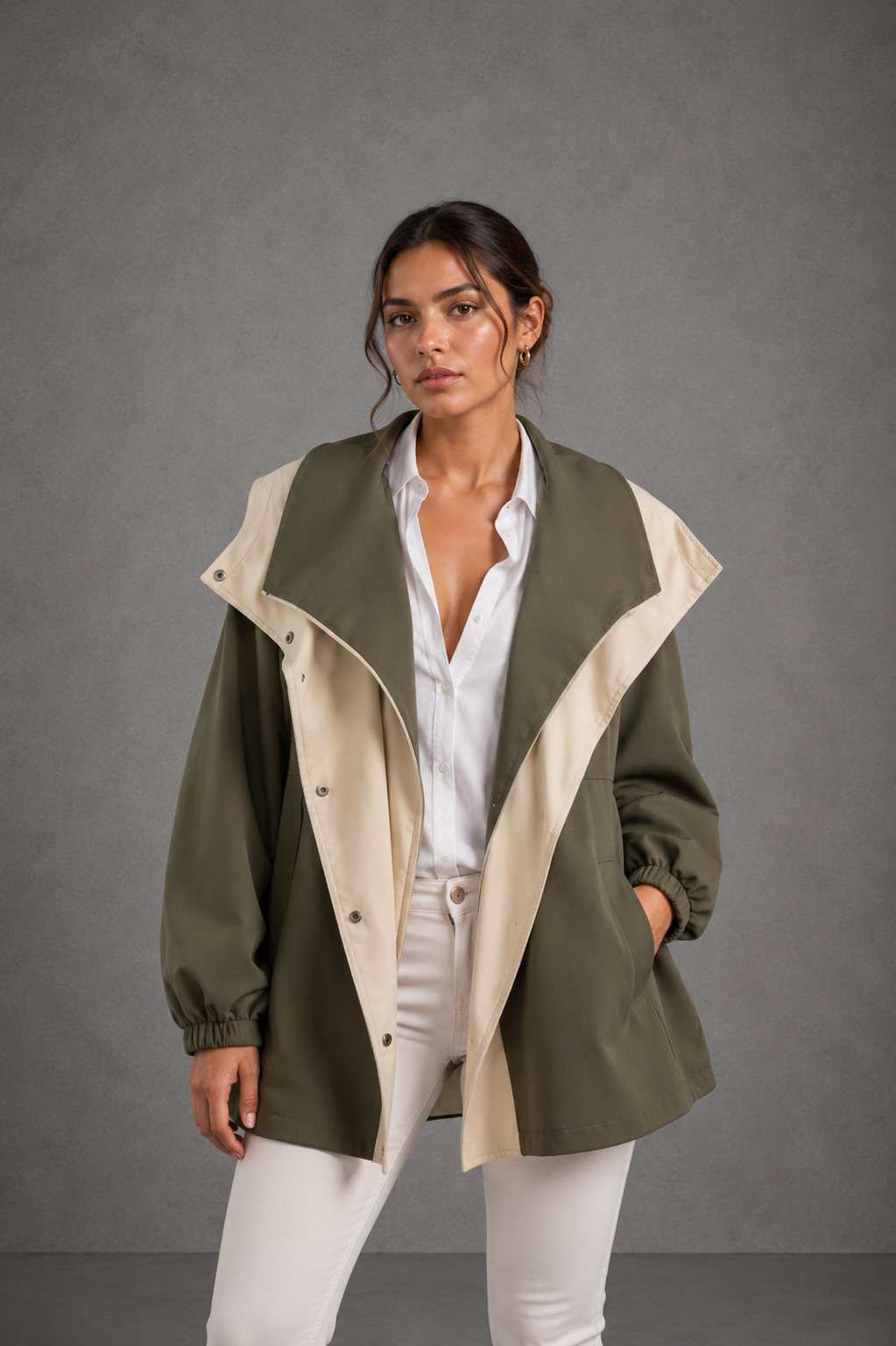 ELENA - CHAQUETA IMPERMEABLE ELEGANTE