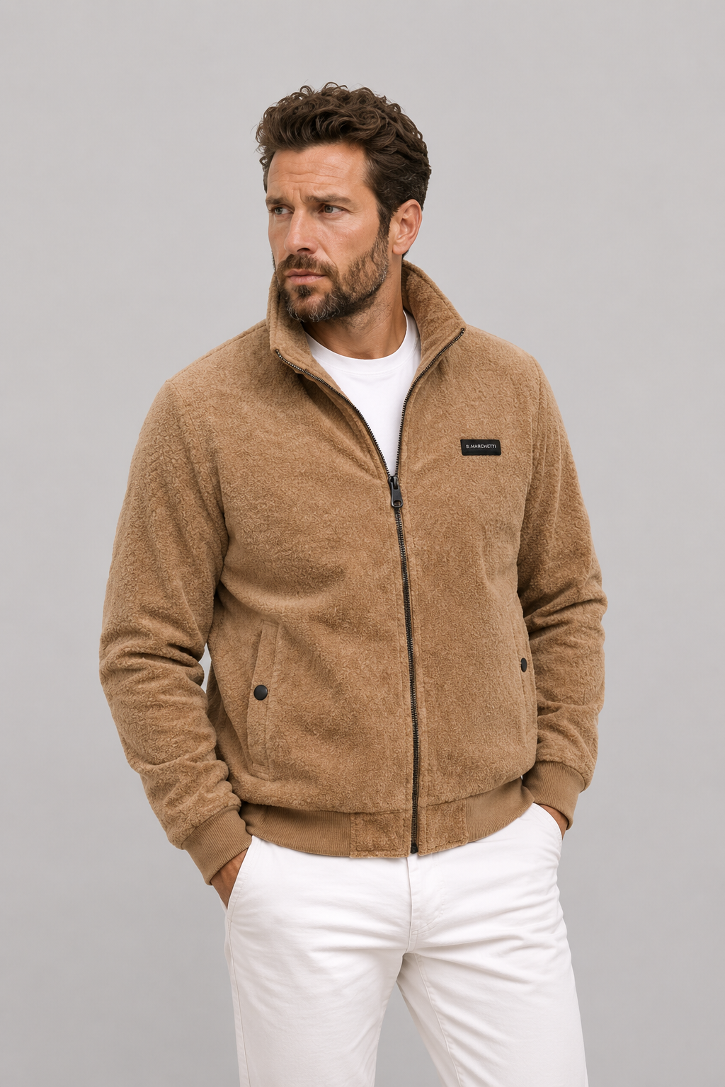 HUGO - CHAQUETA DE PANA BORREGUILLO