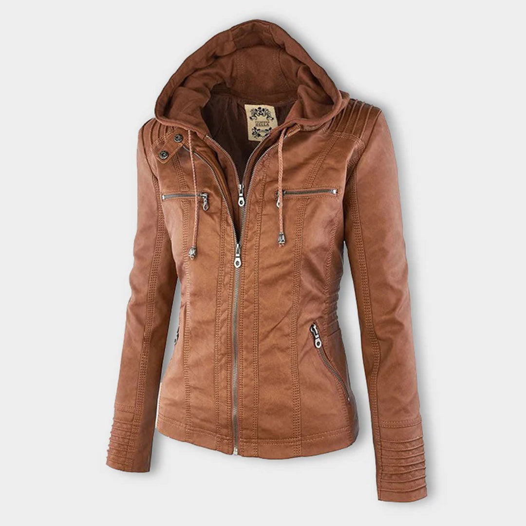 Flavia | Chaqueta de Piel Robusta y Elegante