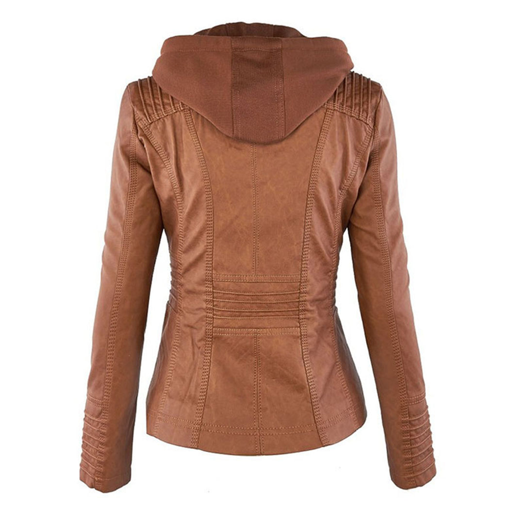 Flavia | Chaqueta de Piel Robusta y Elegante