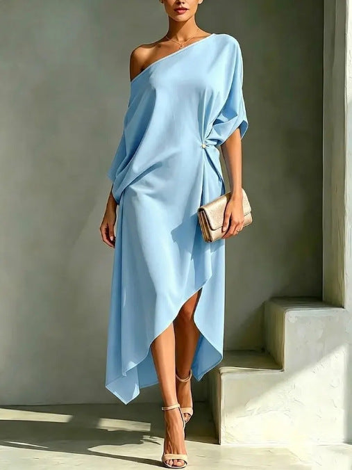 CAMILA - VESTIDO ASIMÉTRICO ELEGANTE