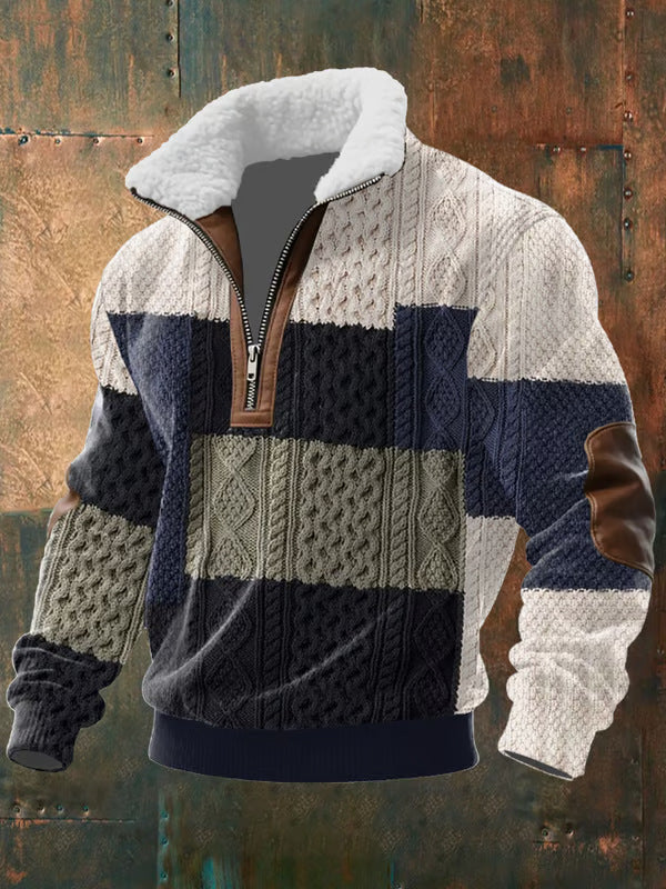 LEÓN - SUDADERA DE CREMALLERA CON FORRO