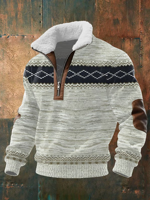MARCO - SUDADERA CON CREMALLERA Y FORRO