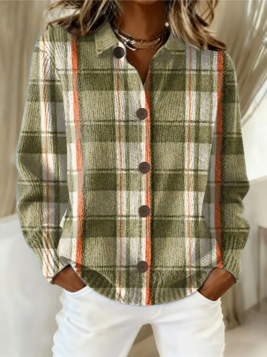 HAZEL - CARDIGAN A CUADROS