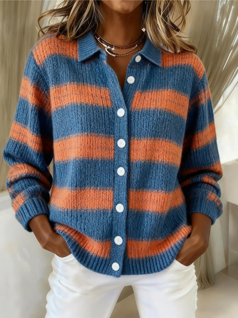 LIVIA - CARDIGAN A CUADROS