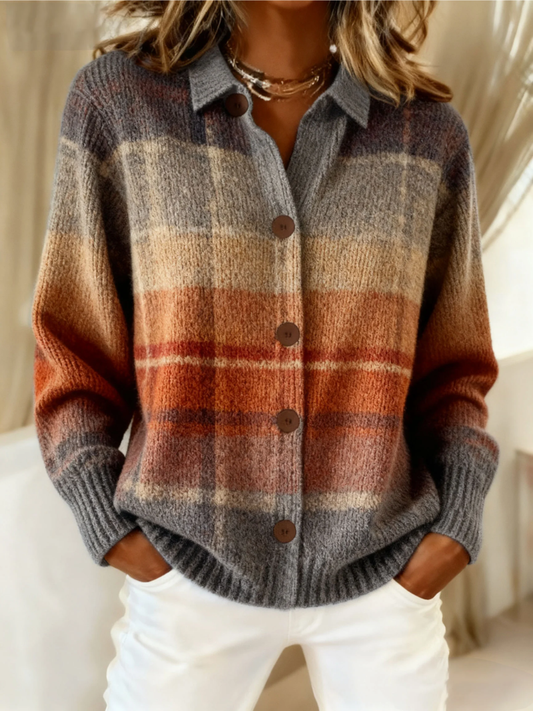 EDITH - CARDIGAN A CUADROS
