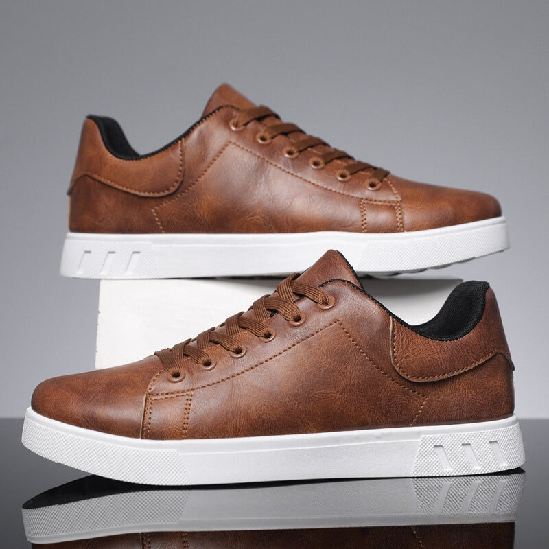 BERLIN - ZAPATILLAS RETRO DE CUERO