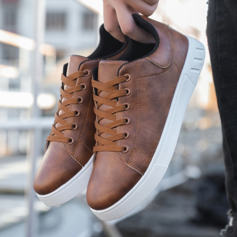 BERLIN - ZAPATILLAS RETRO DE CUERO