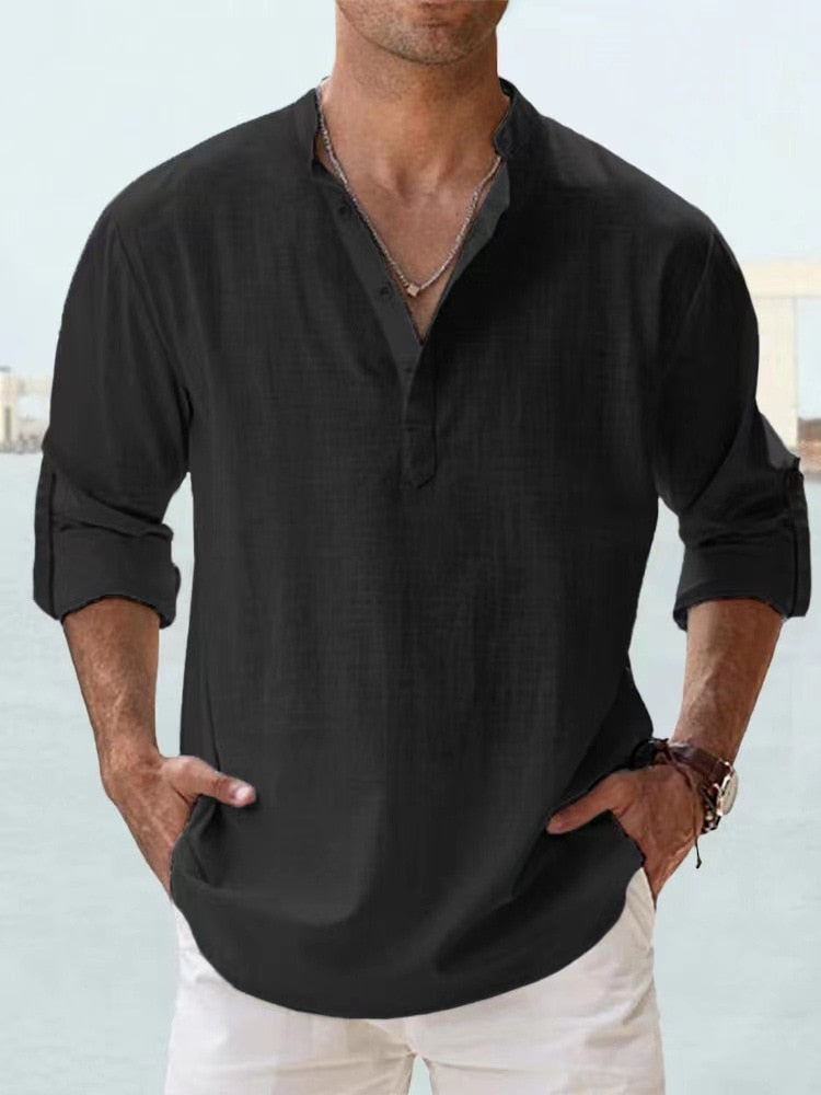 MARCHETTI - CAMISA TRANSPIRABLE DE LINO