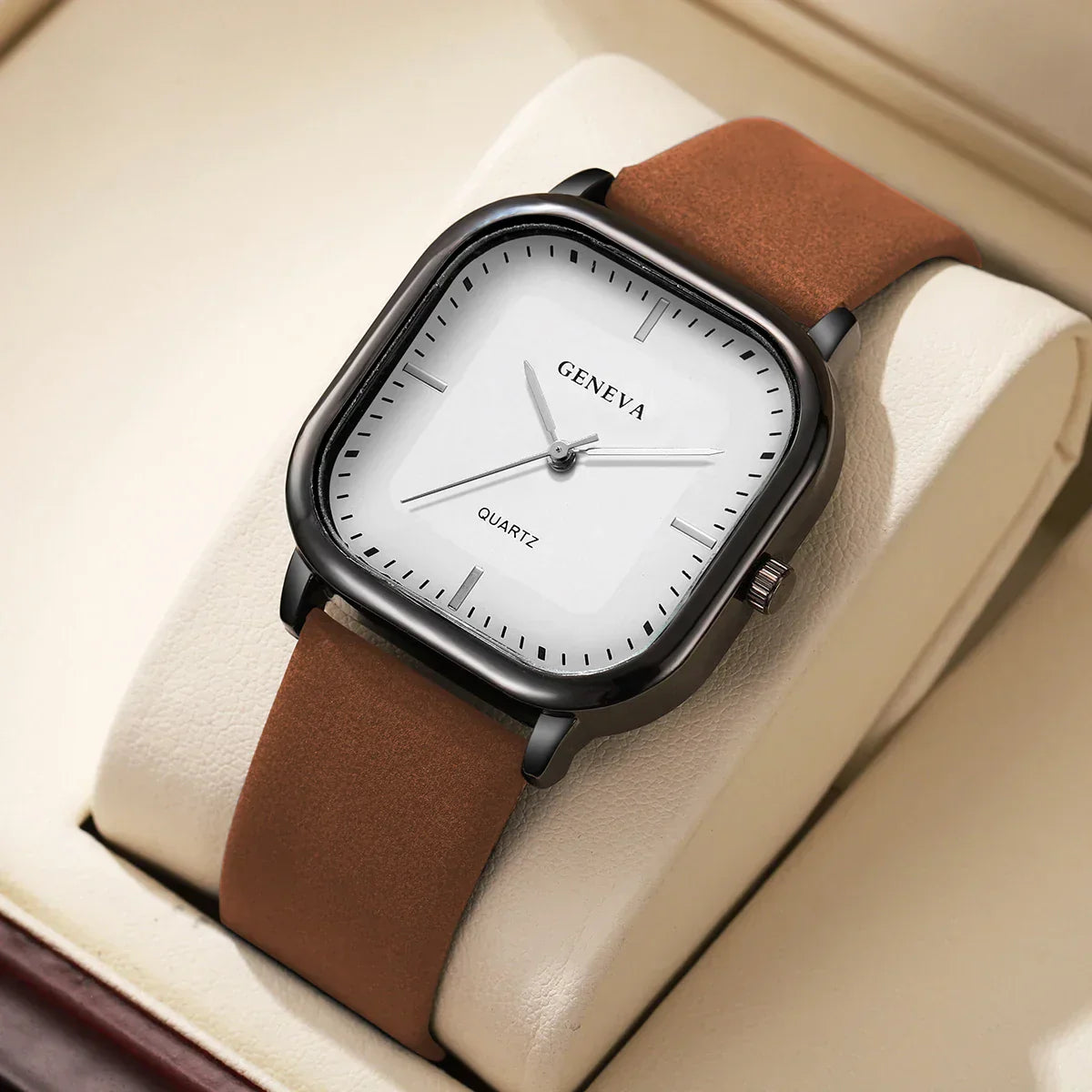 GENEVA - RELOJ DE ESFERA CUADRADA