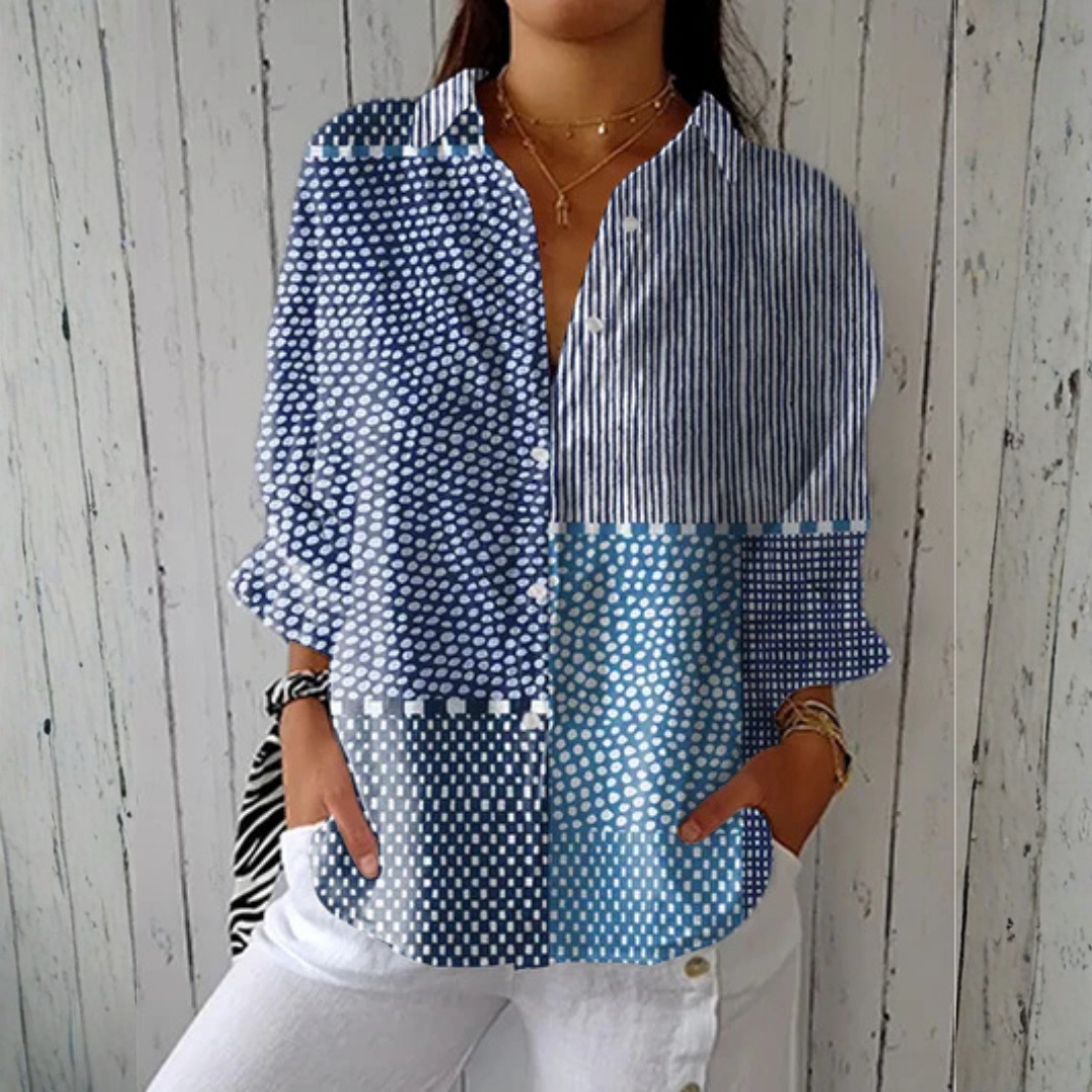 SOLÈNE - BLUSA ESTAMPADA