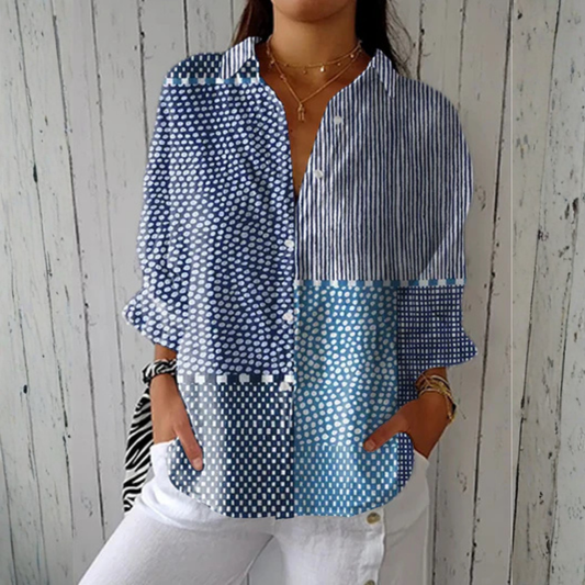 SOLÈNE - BLUSA ESTAMPADA