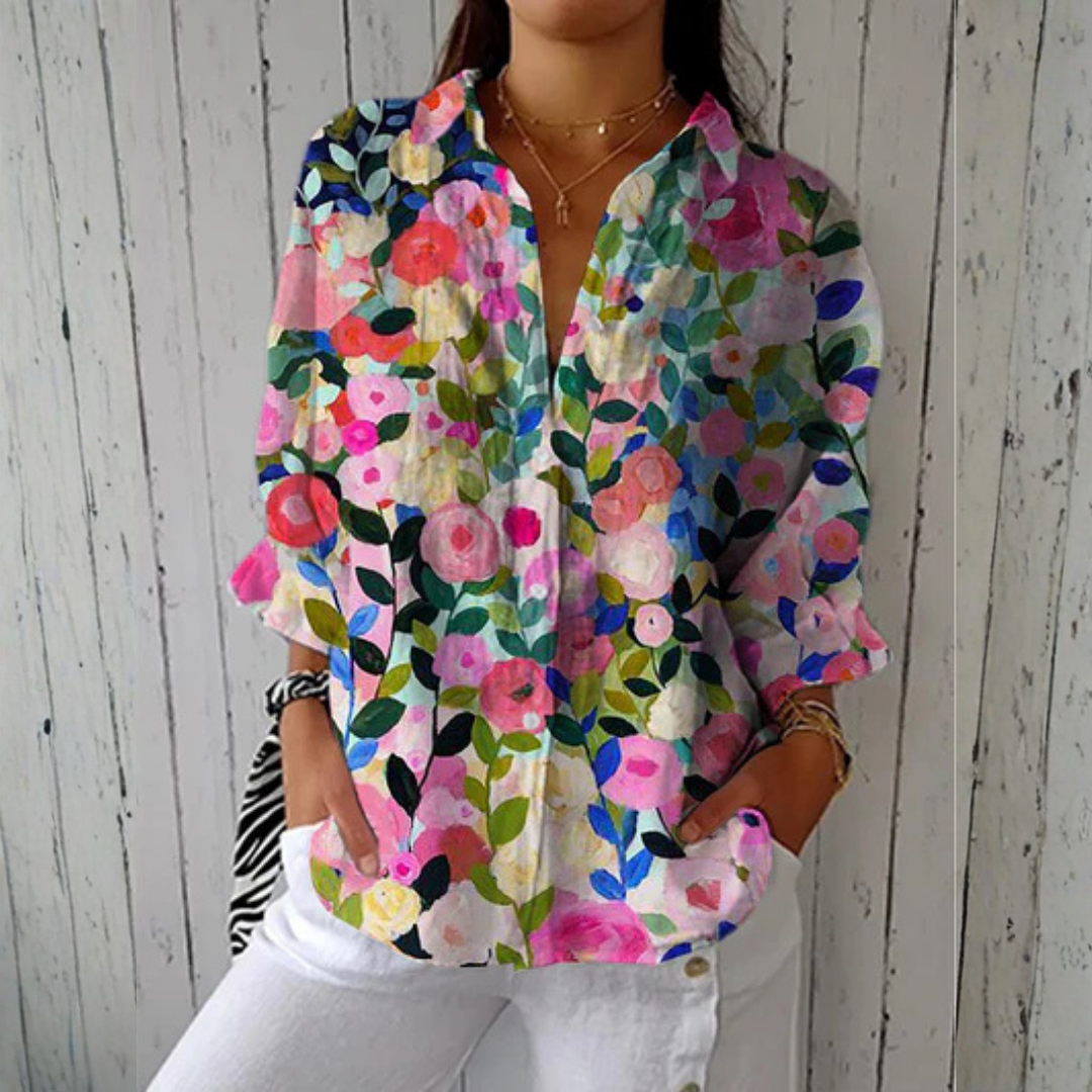 AMANDINE - BLUSA ESTAMPADA