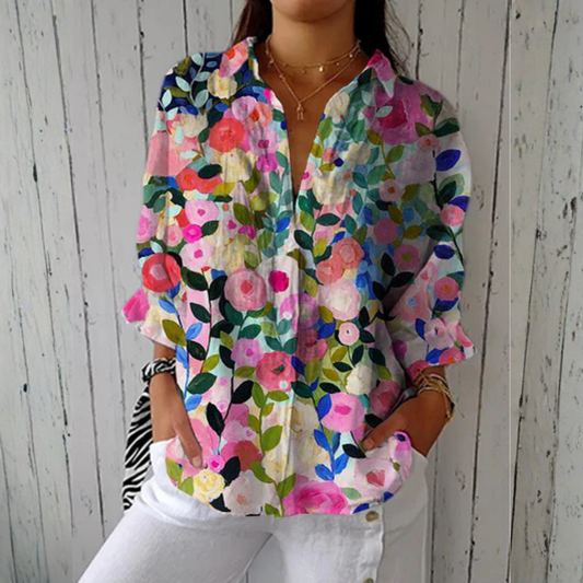 AMANDINE - BLUSA ESTAMPADA