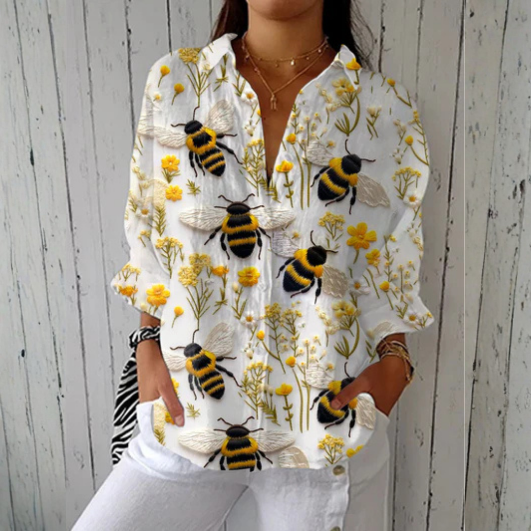 NATHALIE - BLUSA ESTAMPADA