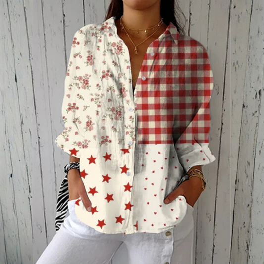 HEATHER - BLUSA ESTAMPADA