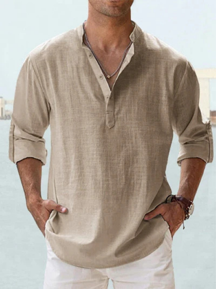 MARCHETTI - CAMISA TRANSPIRABLE DE LINO