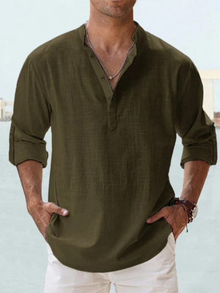 MARCHETTI - CAMISA TRANSPIRABLE DE LINO