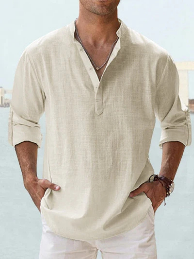 MARCHETTI - CAMISA TRANSPIRABLE DE LINO
