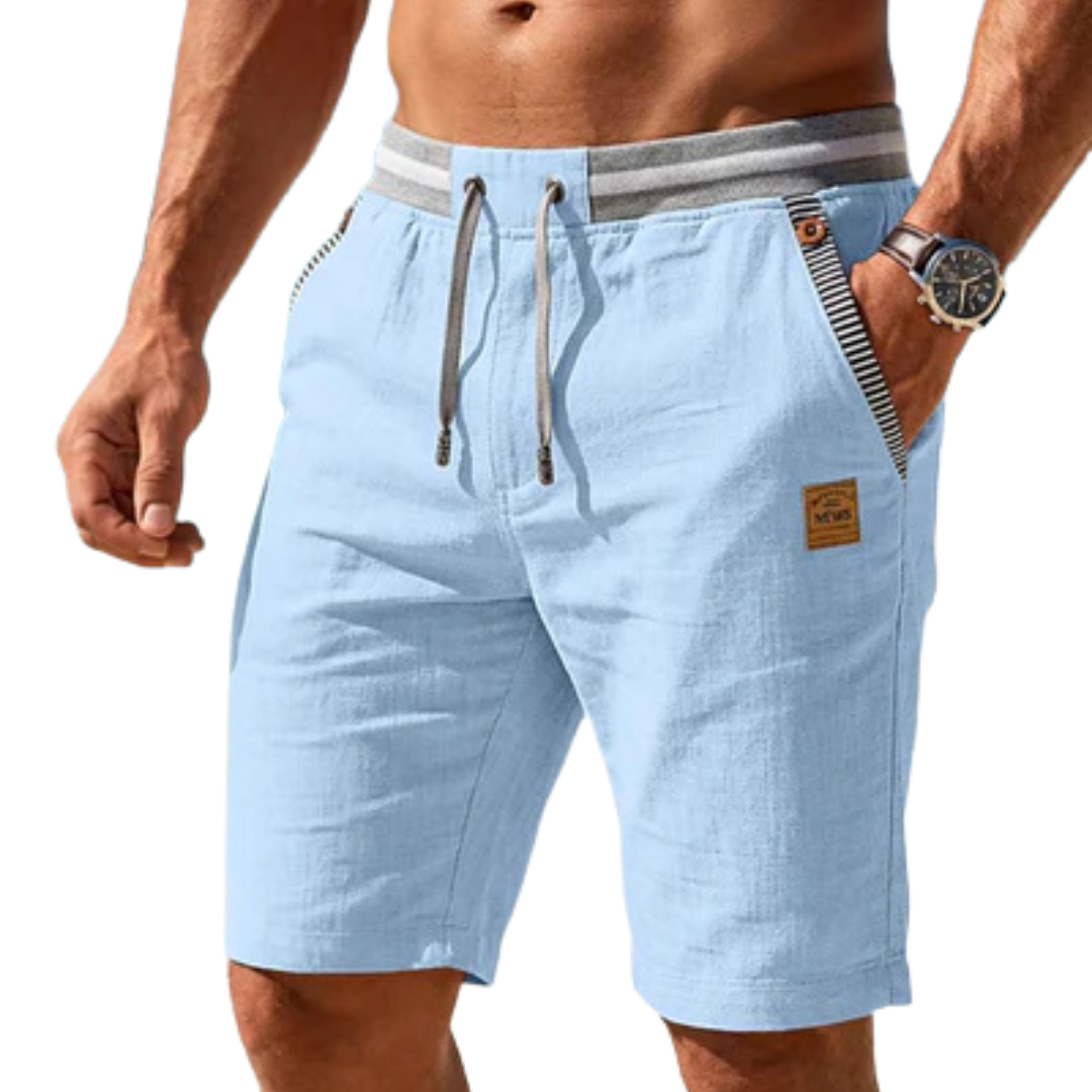 MARCHETTI - PANTALONES CORTOS LIGEROS DE VERANO CON CORDÓN AJUSTABLE