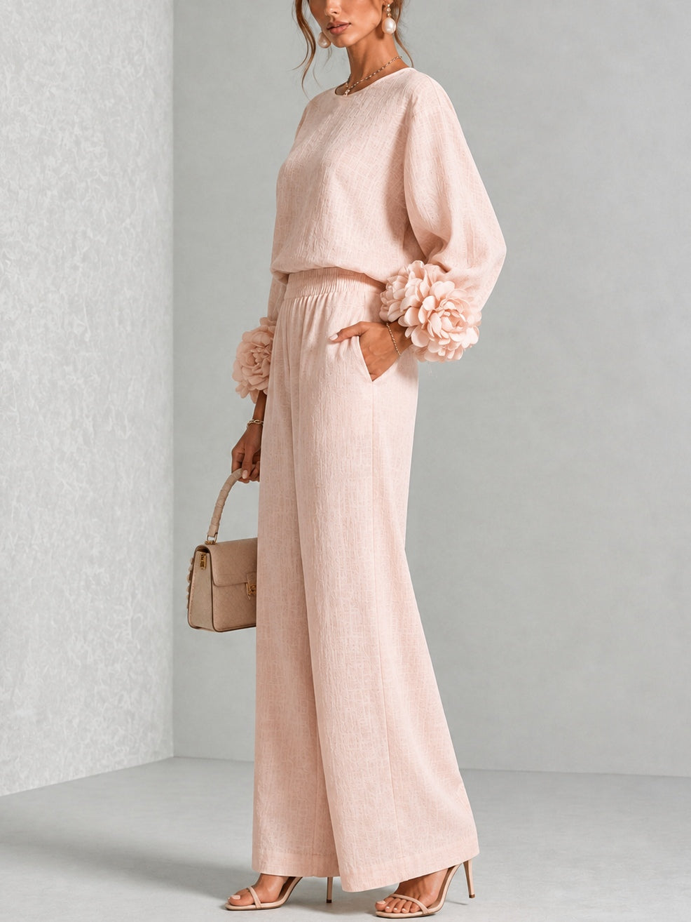 ROSALIE - CONJUNTO DE DOS PIEZAS CON DETALLE FLORAL