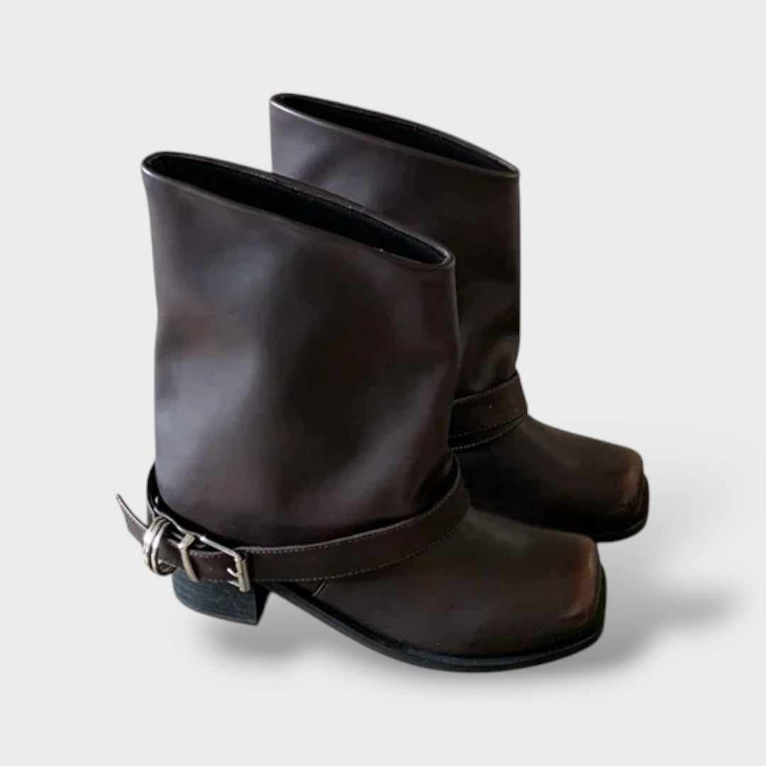MARA - BOTINES COWBOY DE PUNTA CUADRADA