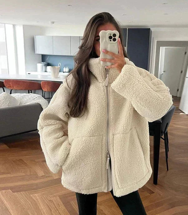 SILVANA - CHAQUETA TEDDY