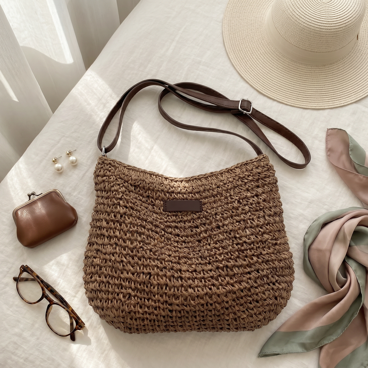 SIMONA - BOLSO TRENZADO ELEGANTE