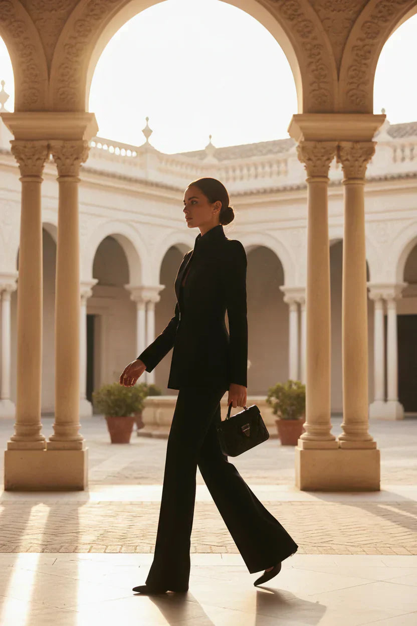 GIA | Blazer og palazzobuksedress