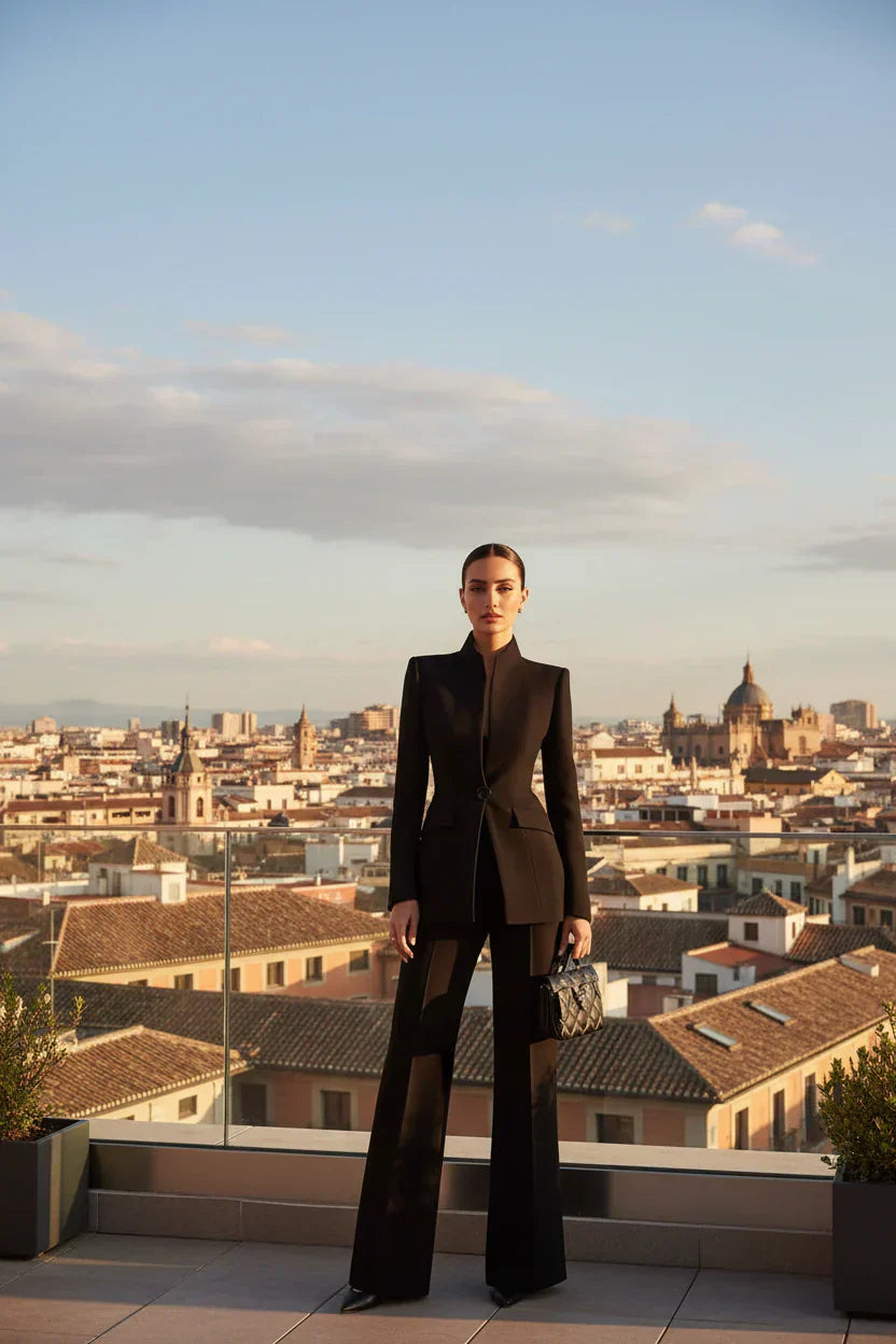 GIA | Blazer og palazzobuksedress