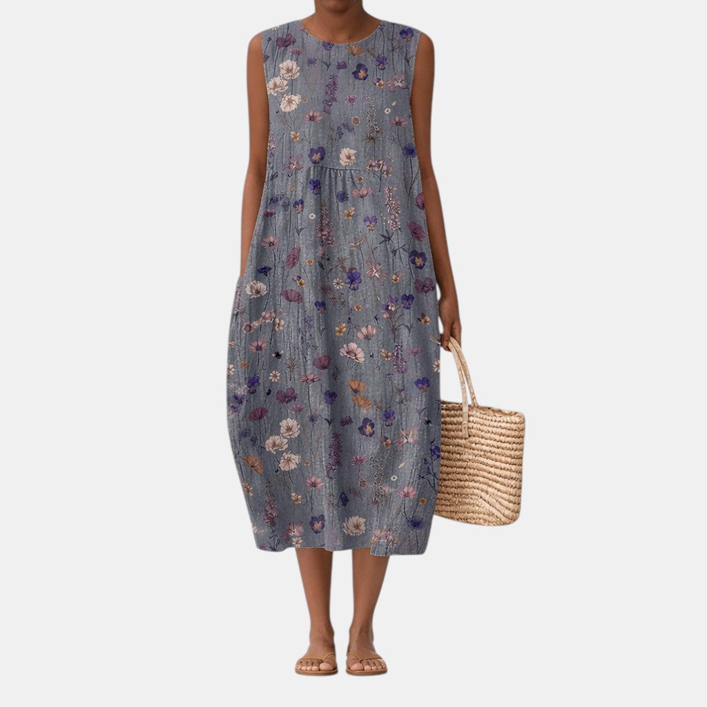 SERENA - VESTIDO MIDI DE DIARIO
