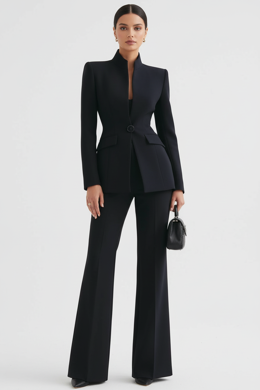 GIA | Blazer og palazzobuksedress