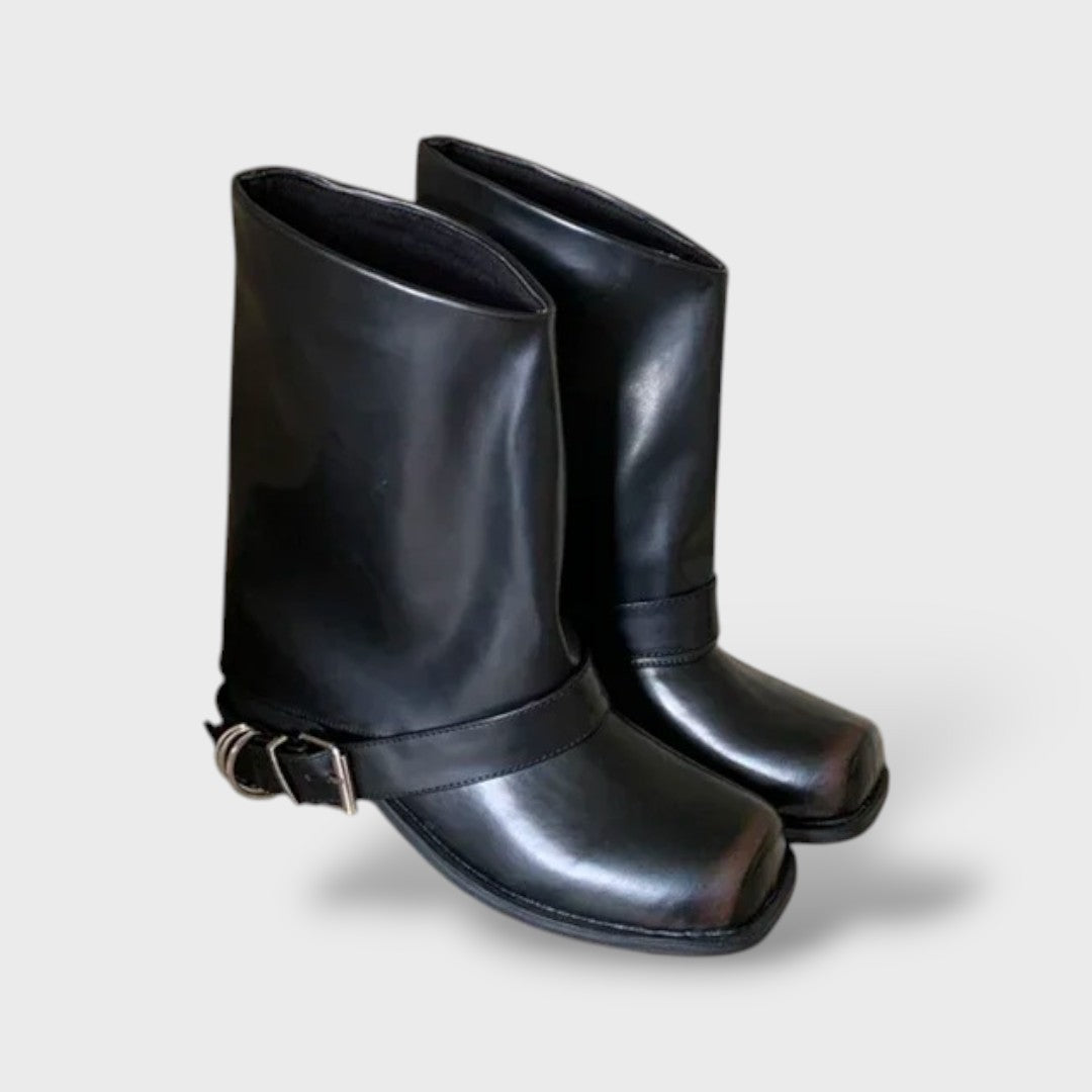 MARA - BOTINES COWBOY DE PUNTA CUADRADA