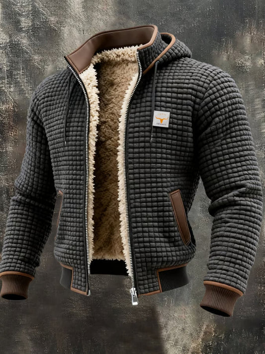 OSCAR - CHAQUETA GOFRE CON CAPUCHA